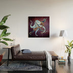 Metallic Octopus III Wood Wall Art Gallery Image 2