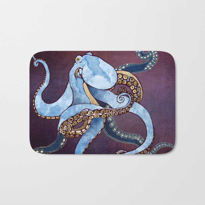 Metallic Octopus III Bath Mat Gallery Image 1