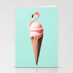 FLAMINGO CONE Stationery Card Gallery Image 2