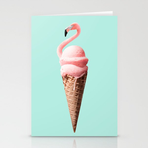 FLAMINGO CONE Stationery Card Gallery Image 2