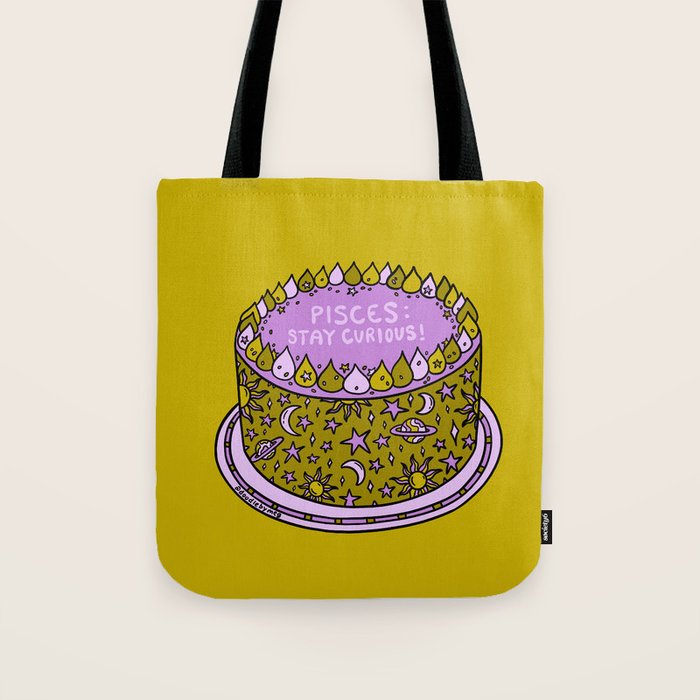 Pisces Cake Tote Bag Gallery Image 1