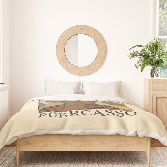 Purrcasso Duvet Cover Gallery Image 3