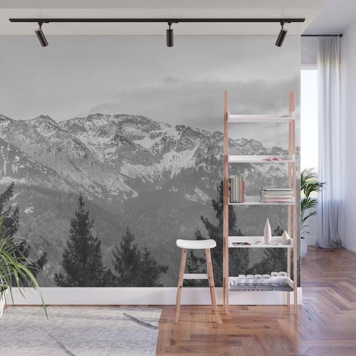 Mountain Forest Wall Mural Gallery Image 1