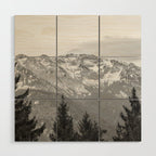 Mountain Forest Wood Wall Art Gallery Image 1