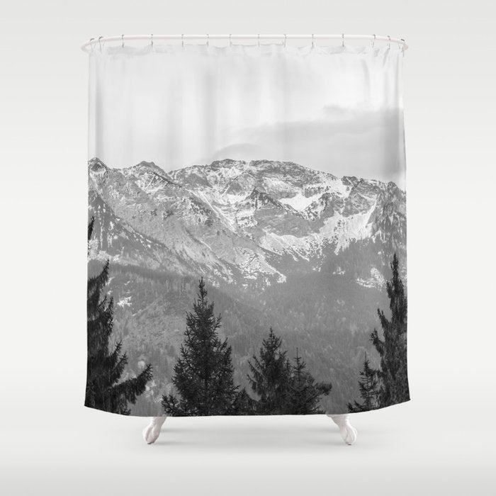Mountain Forest Shower Curtain Gallery Image 1