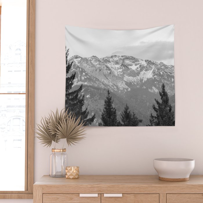 Mountain Forest Wall Tapestry Gallery Image 2