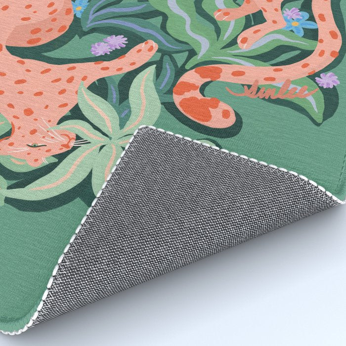 Wild Blush Cheetahs Rug Gallery Image 4