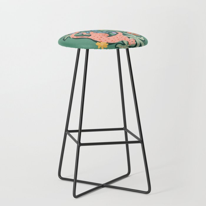 Wild Blush Cheetahs Stool Gallery Image 1