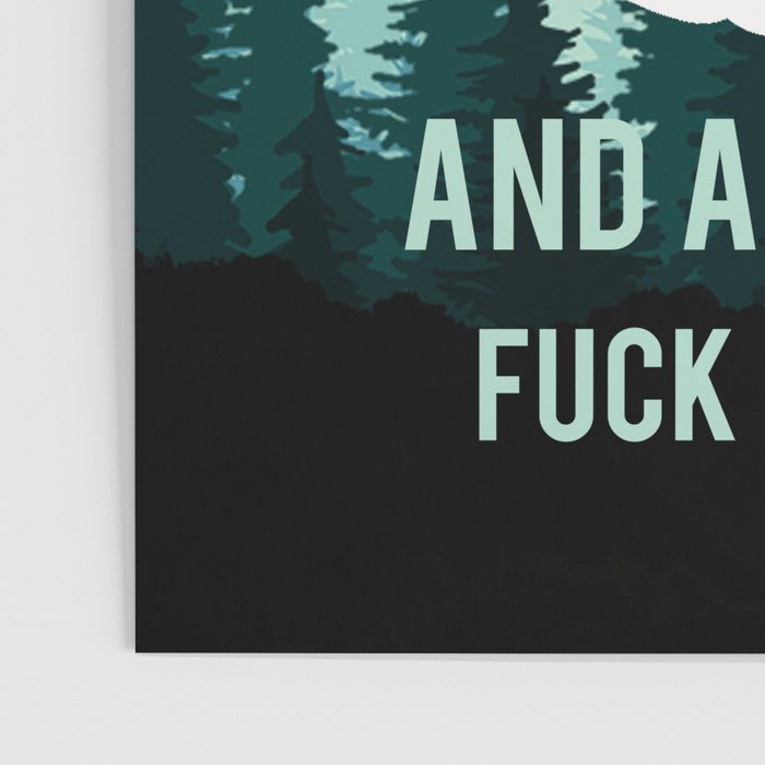 I'm Mostly Peace, Love And Light And A Little Go Fuck Yourself Funny Saying Poster Gallery Image 3