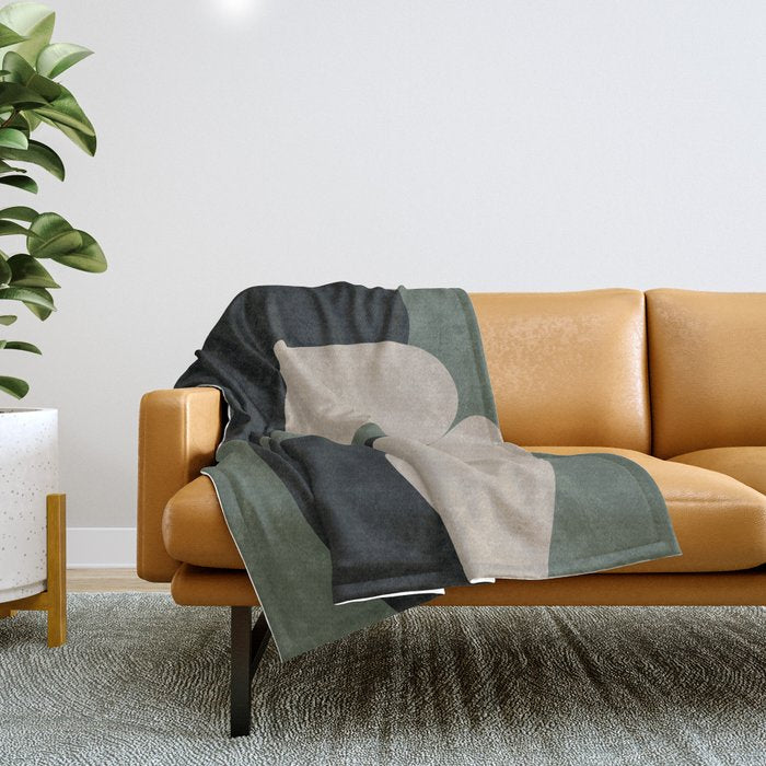 Abstract Balance 1 Throw Blanket Gallery Image 1