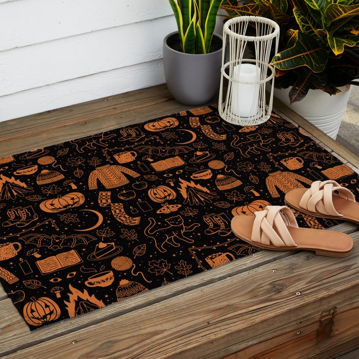 Autumn Nights: Halloween Outdoor Rug Gallery Image 2
