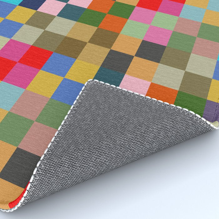 Colorful Checkerboard Rug Gallery Image 4