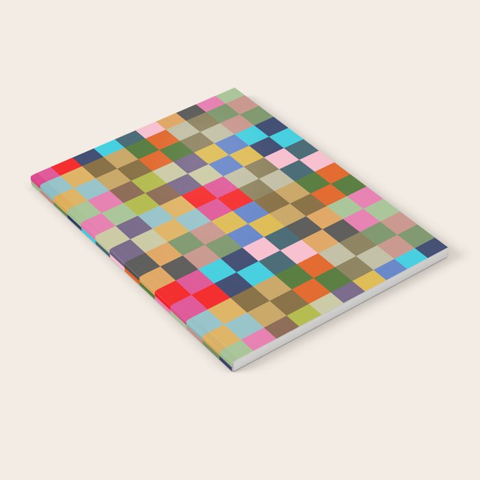 Colorful Checkerboard Notebook Gallery Image 2