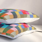 Colorful Checkerboard Pillow Sham Gallery Image 3