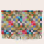 Colorful Checkerboard Wall Hanging Gallery Image 1