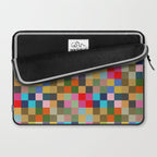 Colorful Checkerboard Laptop Sleeve Gallery Image 2