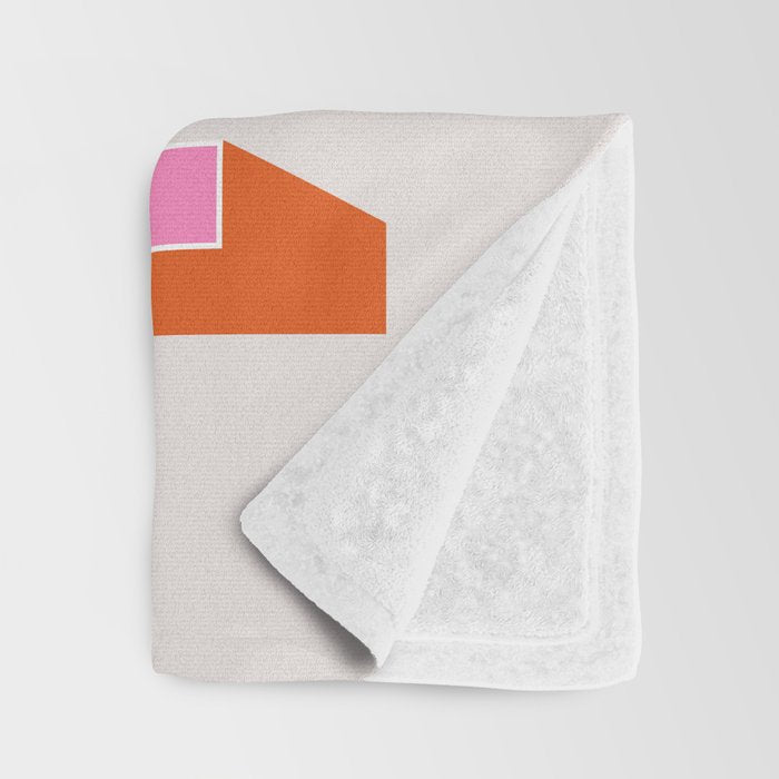 Happy Hour (Pink Orange) Throw Blanket Gallery Image 3