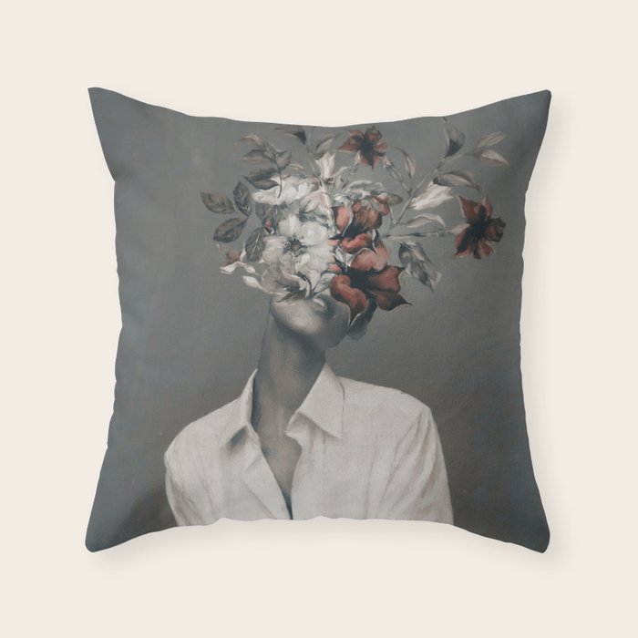 Gentle Beauty  Throw Pillow Gallery Image 6