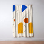 Minimal Geometric Shapes 65 Window Curtain Gallery Image 3