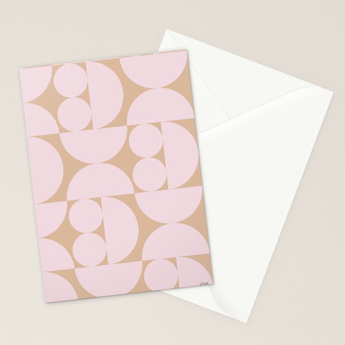 "Grapes and apple slices (pale pink)" Stationery Card Gallery Image 2