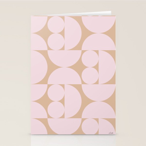 "Grapes and apple slices (pale pink)" Stationery Card Gallery Image 1