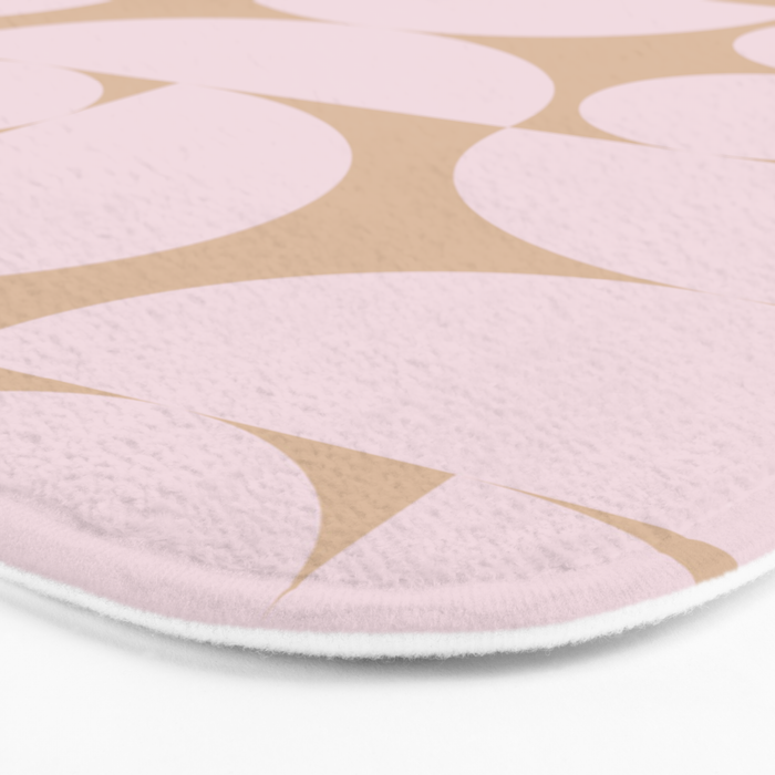 "Grapes and apple slices (pale pink)" Bath Mat Gallery Image 3