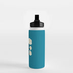 Modern Minimalist Cotton Flowers Water Bottle Gallery Image 2