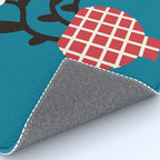 Modern Minimalist Cotton Flowers Rug Gallery Image 4