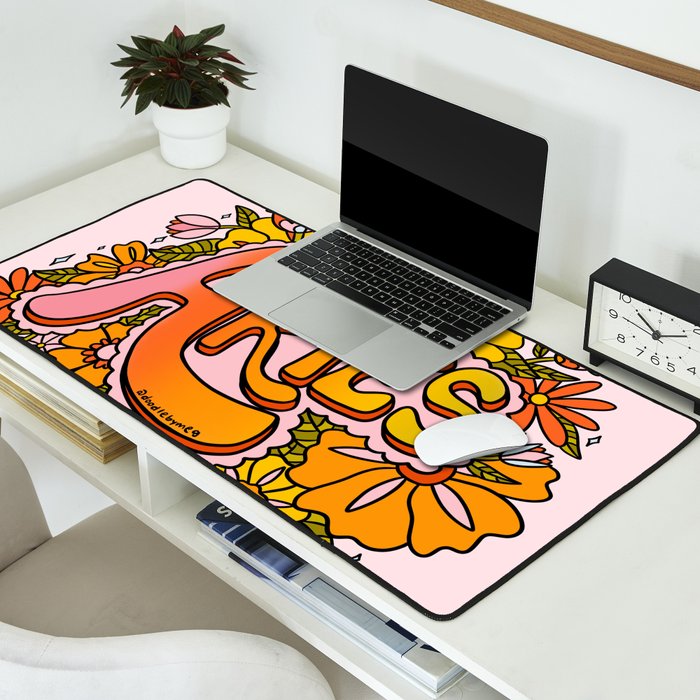 Aries Flowers Desk Mat Gallery Image 2