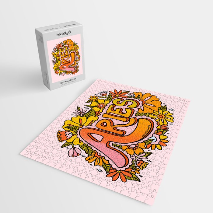 Aries Flowers Jigsaw Puzzle Gallery Image 2