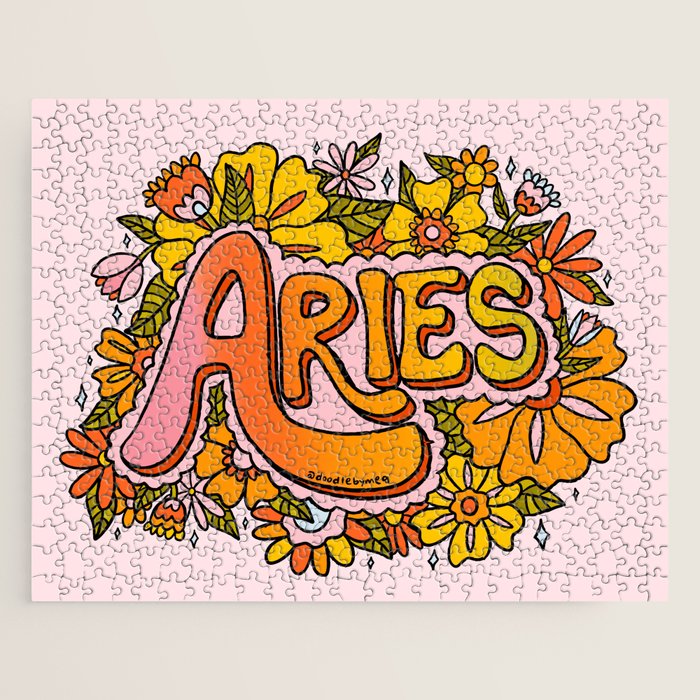 Aries Flowers Jigsaw Puzzle Gallery Image 1