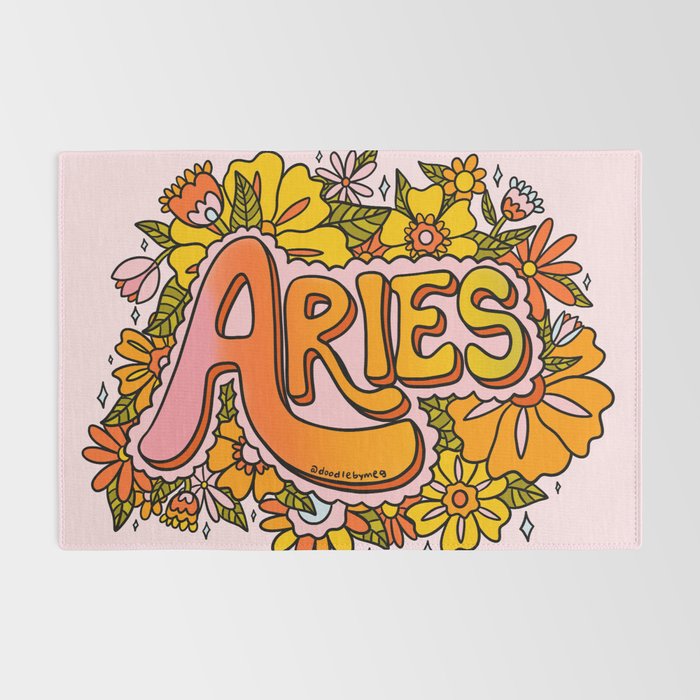 Aries Flowers Rug Gallery Image 2