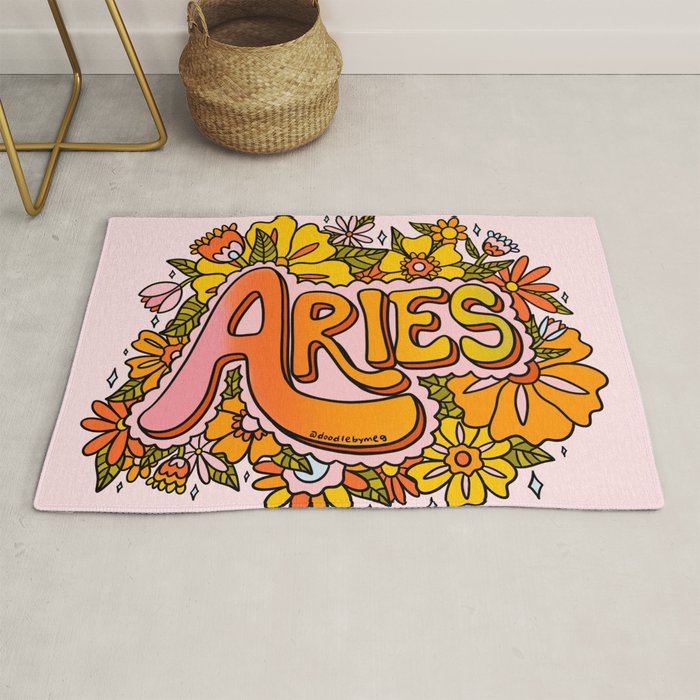 Aries Flowers Rug Gallery Image 1