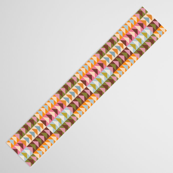 Quilt Triangle Shapes - Multi-color Table Runner Gallery Image 3