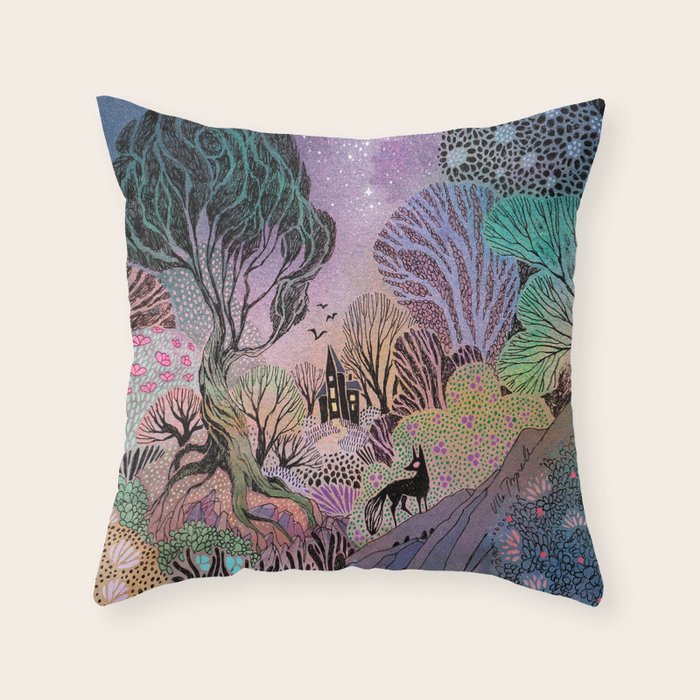 The Forgotten Garden Throw Pillow Gallery Image 6