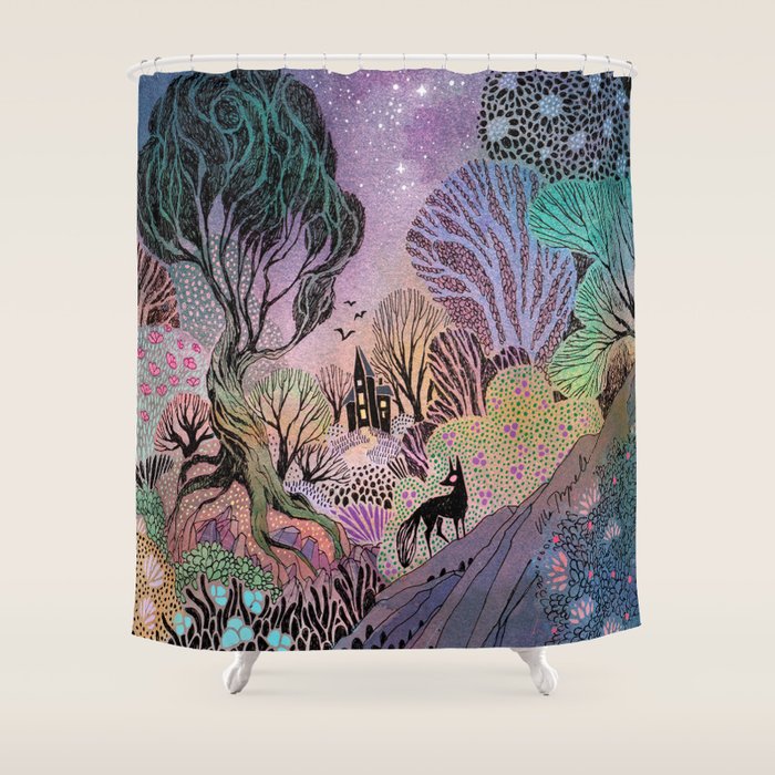 The Forgotten Garden Shower Curtain Gallery Image 1