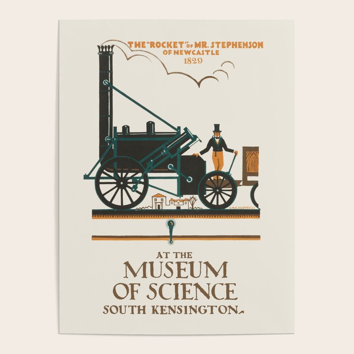 Vintage advertising poster - Museum of Science in South Kensington, 1922 Poster Gallery Image 4