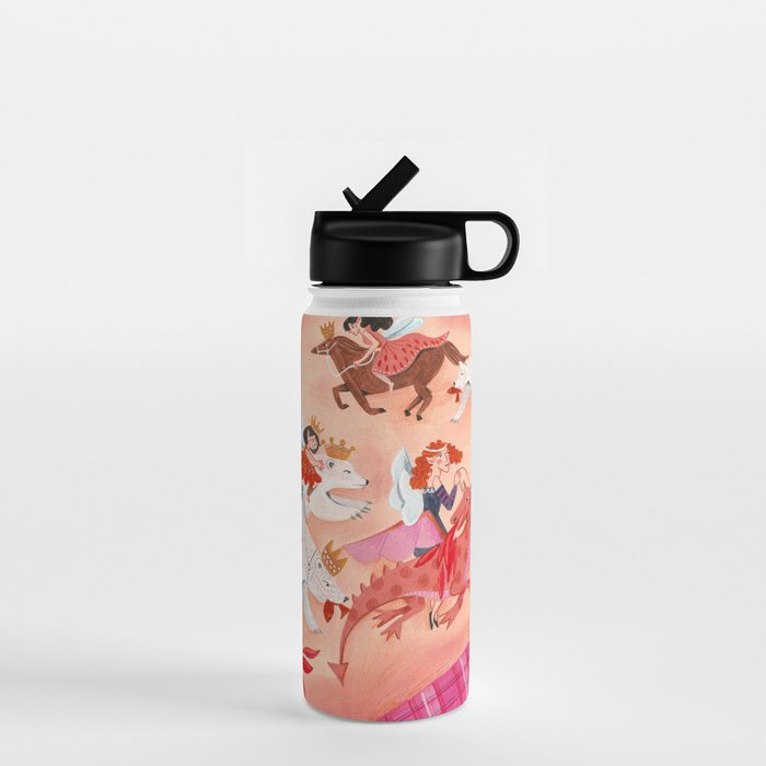 Fairies Bears and Dragons dream Water Bottle Gallery Image 1