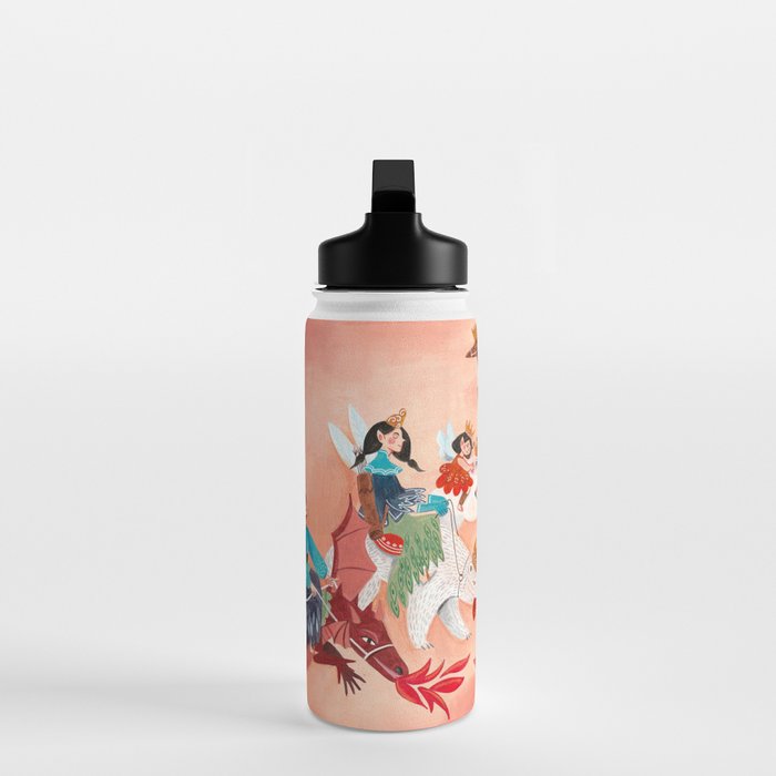 Fairies Bears and Dragons dream Water Bottle Gallery Image 3