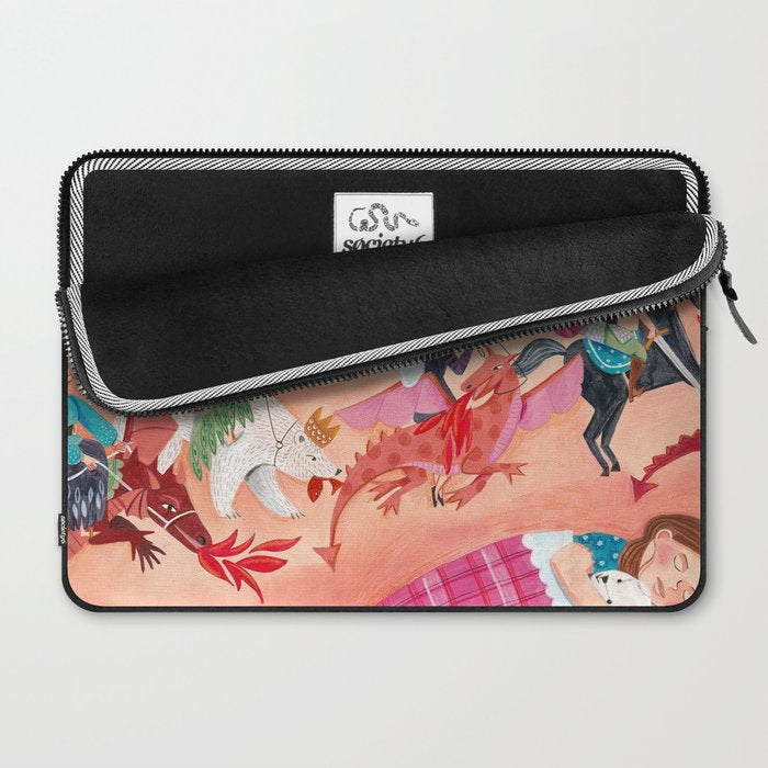 Fairies Bears and Dragons dream Laptop Sleeve Gallery Image 2
