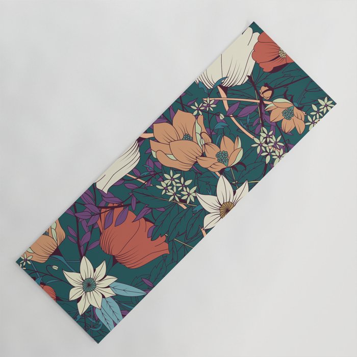 Botanical pattern 008 Yoga Mat Gallery Image 1