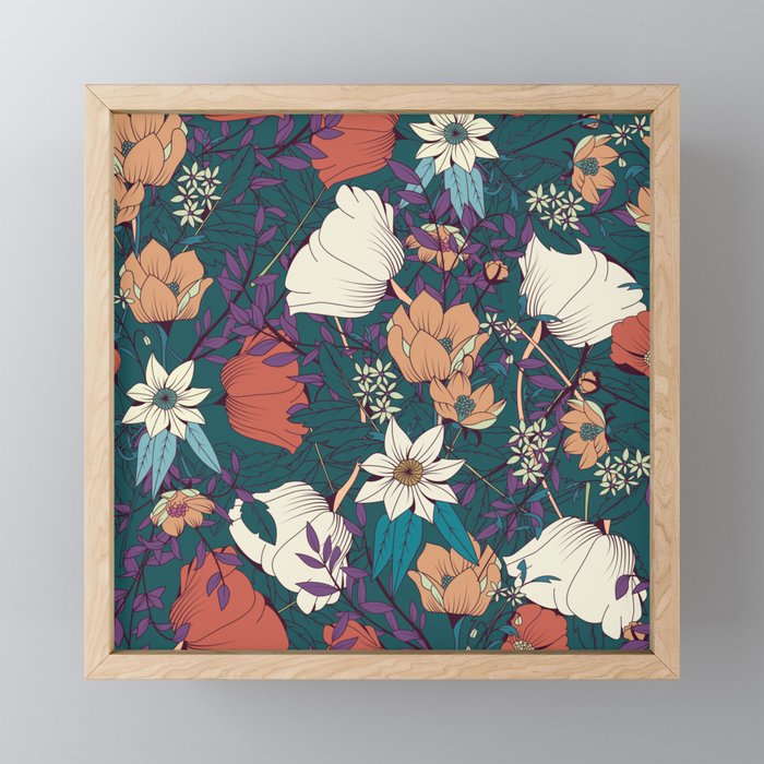 Botanical pattern 008 Mini Art Print Gallery Image 1