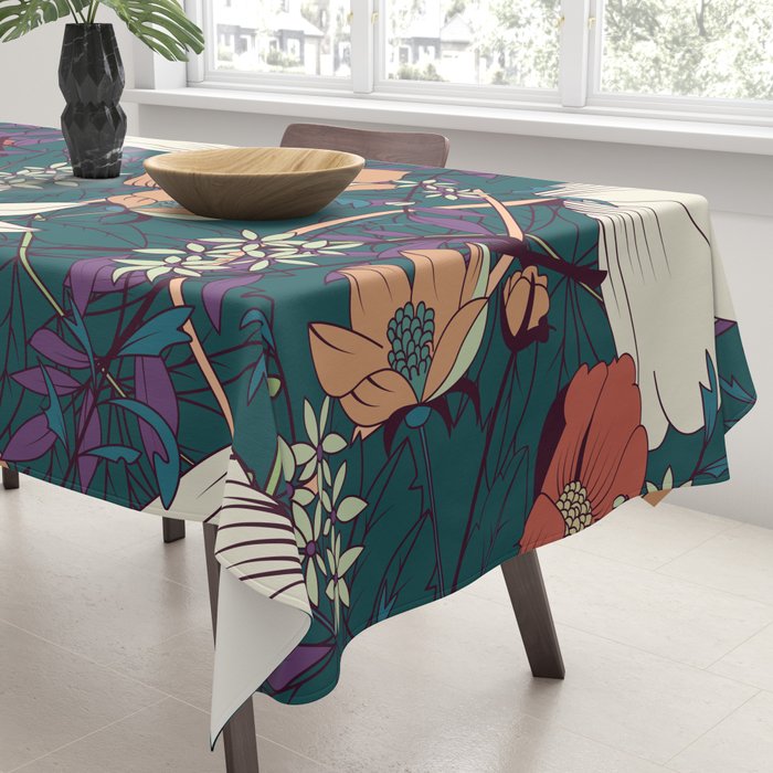 Botanical pattern 008 Tablecloth Gallery Image 3