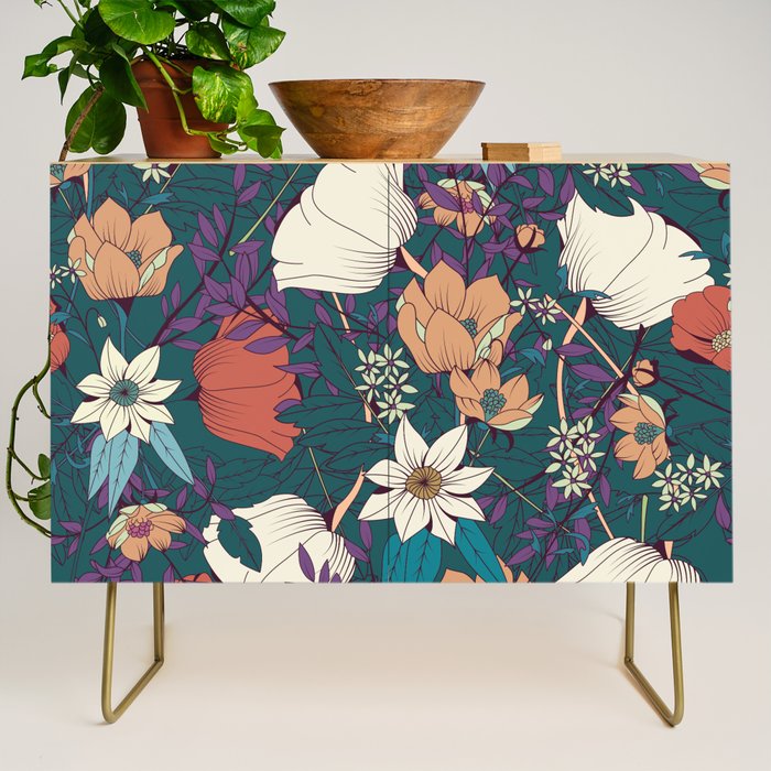 Botanical pattern 008 Credenza Gallery Image 1