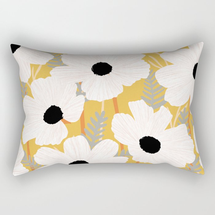 Flower market New York Central Park Rectangular Pillow Gallery Image 2