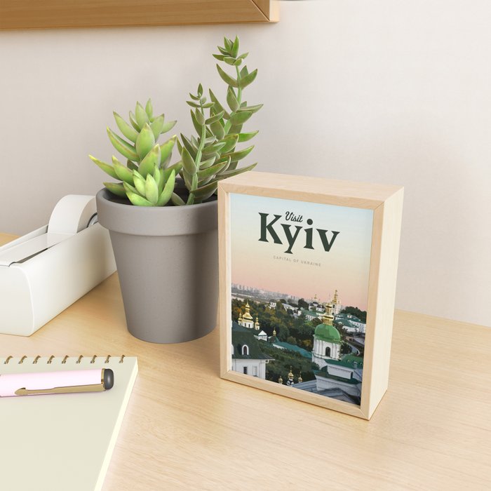 Visit Kyiv Mini Art Print Gallery Image 2