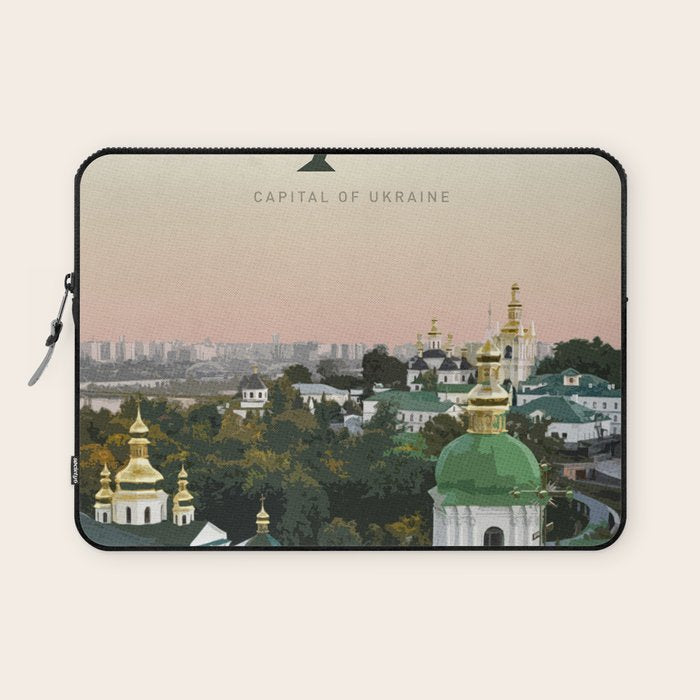 Visit Kyiv Laptop Sleeve Gallery Image 1