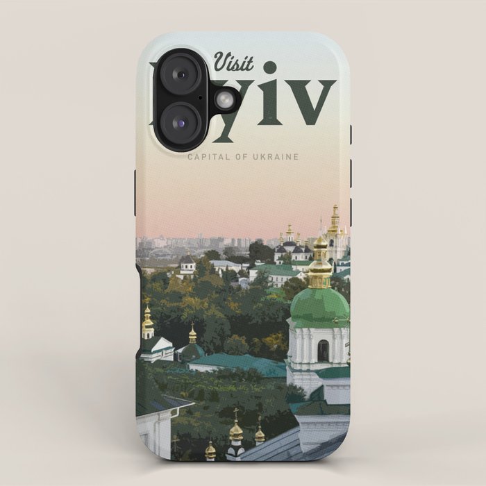 Visit Kyiv iPhone Case Gallery Image 1
