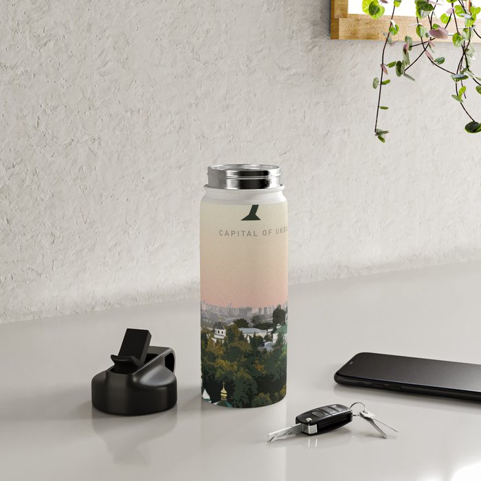 Visit Kyiv Water Bottle Gallery Image 4