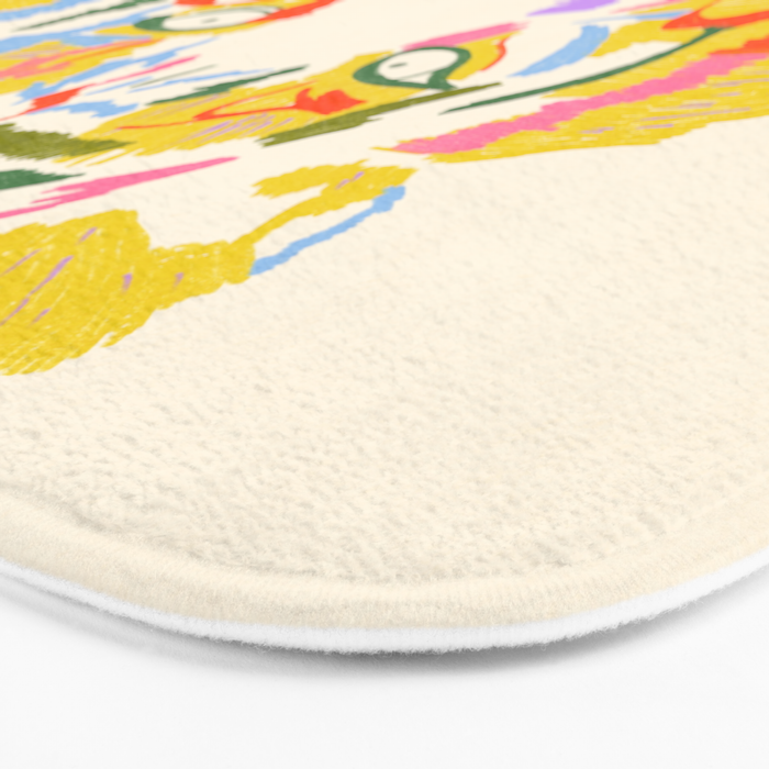 Rainbow Tiger Bath Mat Gallery Image 3